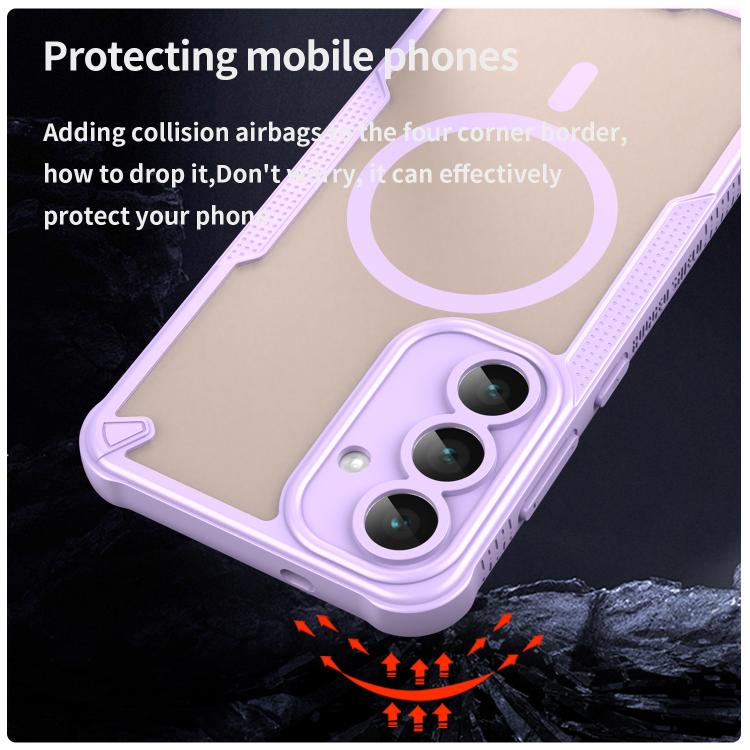 For Samsung Galaxy S25 FE 5G Armor Glaze MagSafe Magnetic Phone Case