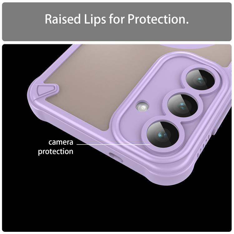 For Samsung Galaxy S25 FE 5G Armor Glaze MagSafe Magnetic Phone Case