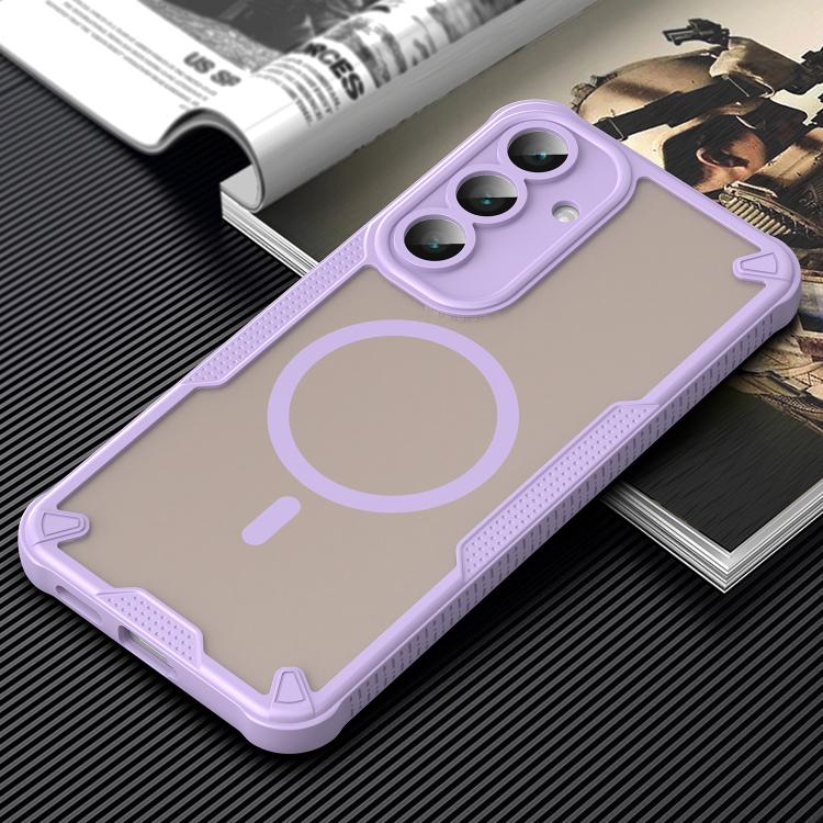 For Samsung Galaxy S25 FE 5G Armor Glaze MagSafe Magnetic Phone Case