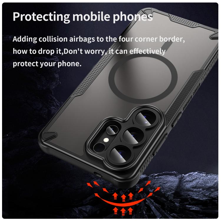 For Samsung Galaxy S26 Ultra 5G Armor Glaze MagSafe Magnetic Phone Case