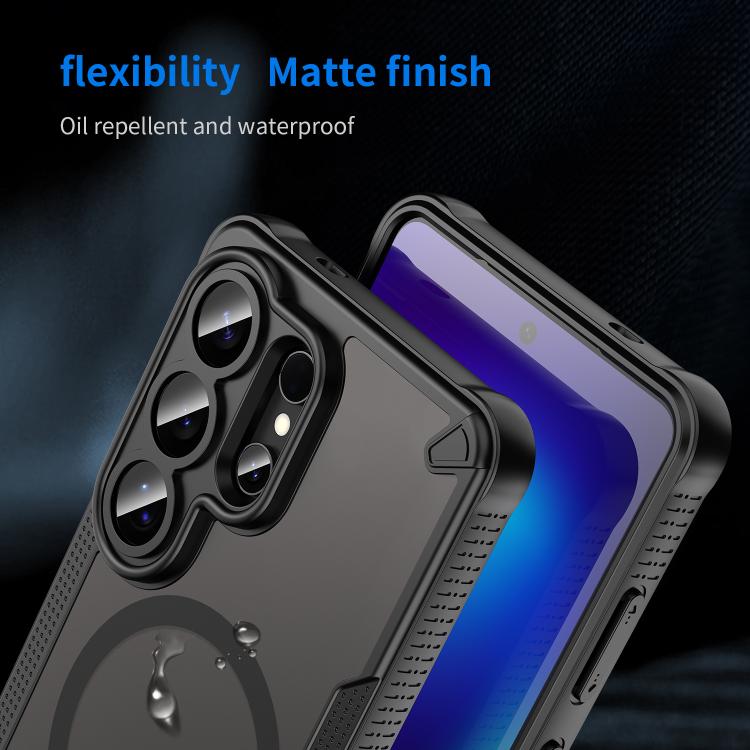 For Samsung Galaxy S26 Ultra 5G Armor Glaze MagSafe Magnetic Phone Case