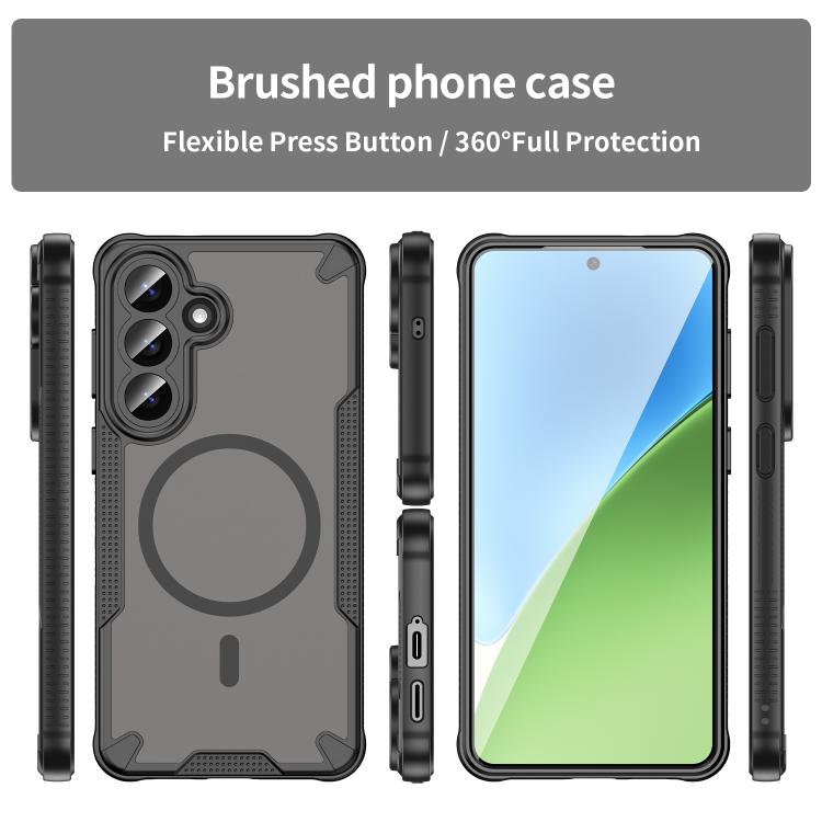 For Samsung Galaxy S26+ 5G Armor Glaze MagSafe Magnetic Phone Case