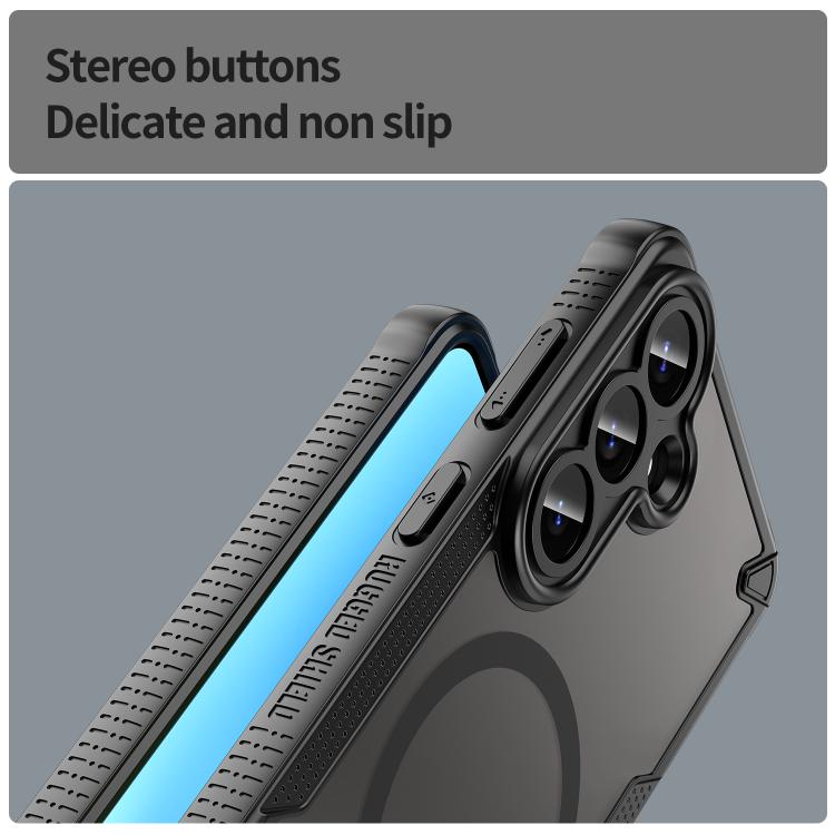 For Samsung Galaxy S26+ 5G Armor Glaze MagSafe Magnetic Phone Case