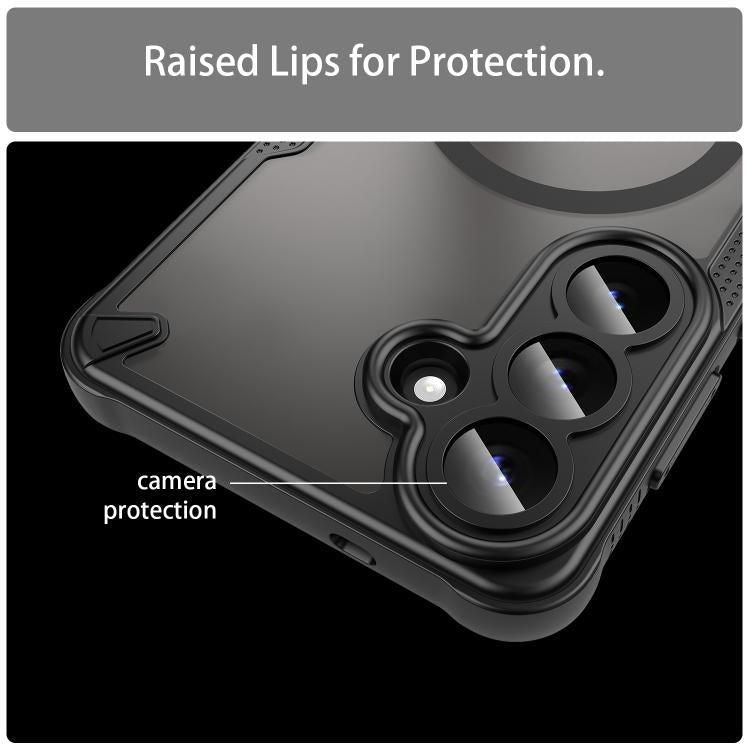For Samsung Galaxy S26+ 5G Armor Glaze MagSafe Magnetic Phone Case