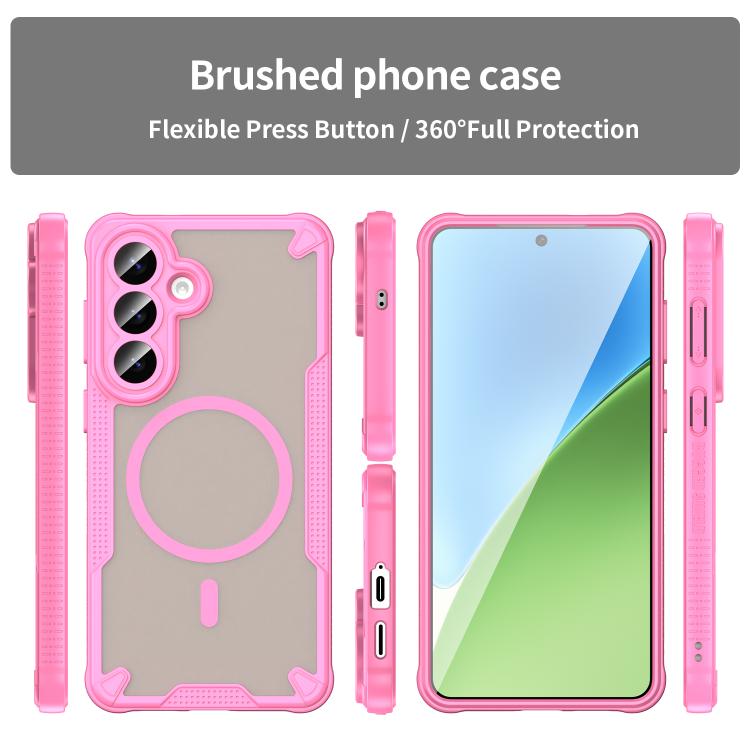 For Samsung Galaxy S26+ 5G Armor Glaze MagSafe Magnetic Phone Case