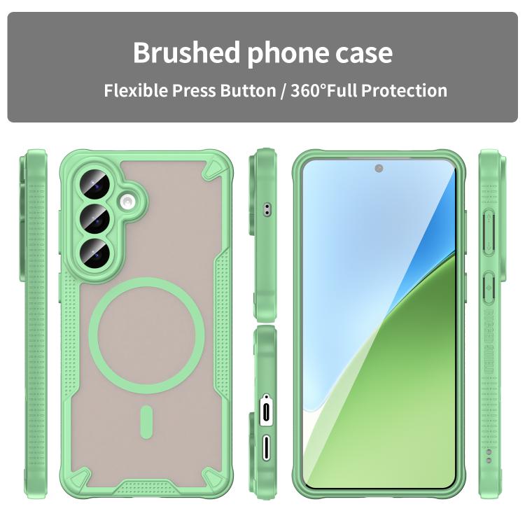 For Samsung Galaxy S26+ 5G Armor Glaze MagSafe Magnetic Phone Case