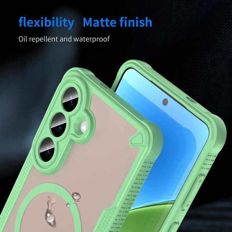 For Samsung Galaxy S26+ 5G Armor Glaze MagSafe Magnetic Phone Case