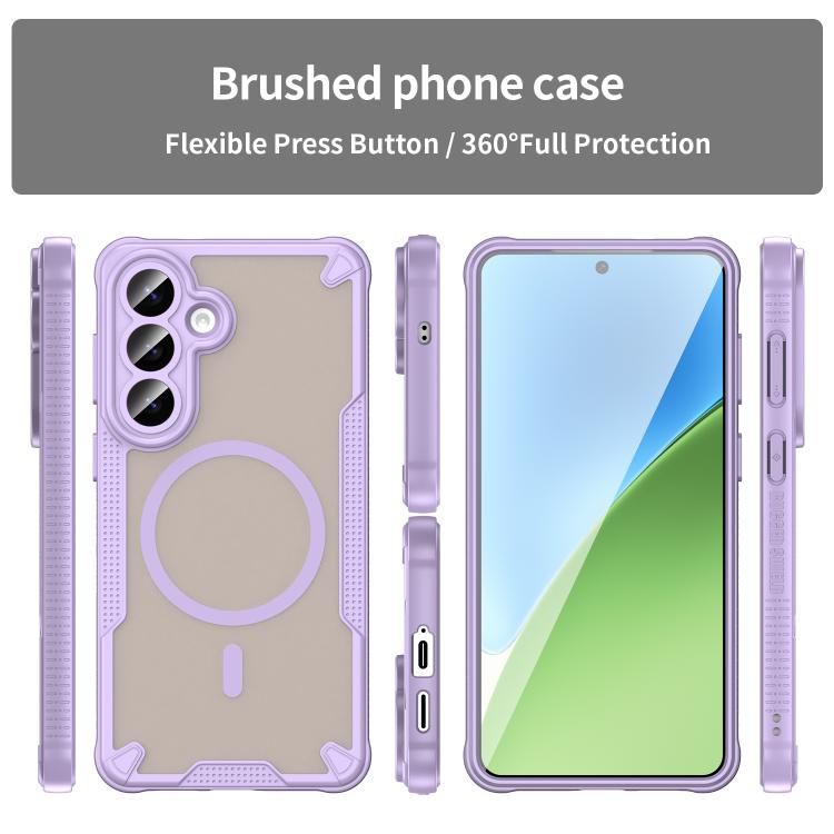 For Samsung Galaxy S26+ 5G Armor Glaze MagSafe Magnetic Phone Case