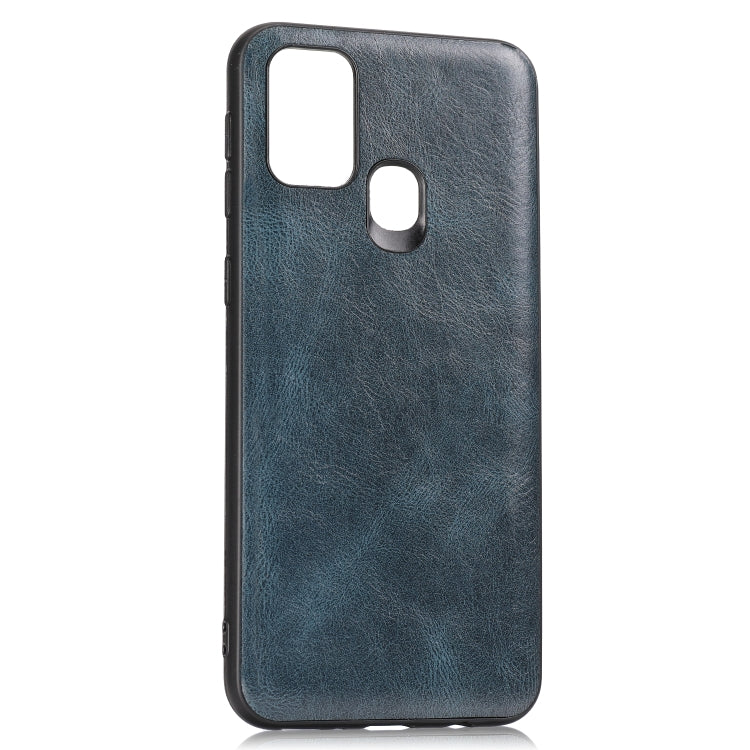 For Samsung Galaxy M31 Crazy Horse Textured Calfskin PU+PC+TPU Case