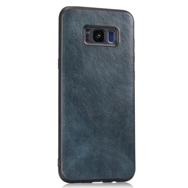 For Samsung Galaxy S8 Plus Crazy Horse Textured Calfskin PU+PC+TPU Case