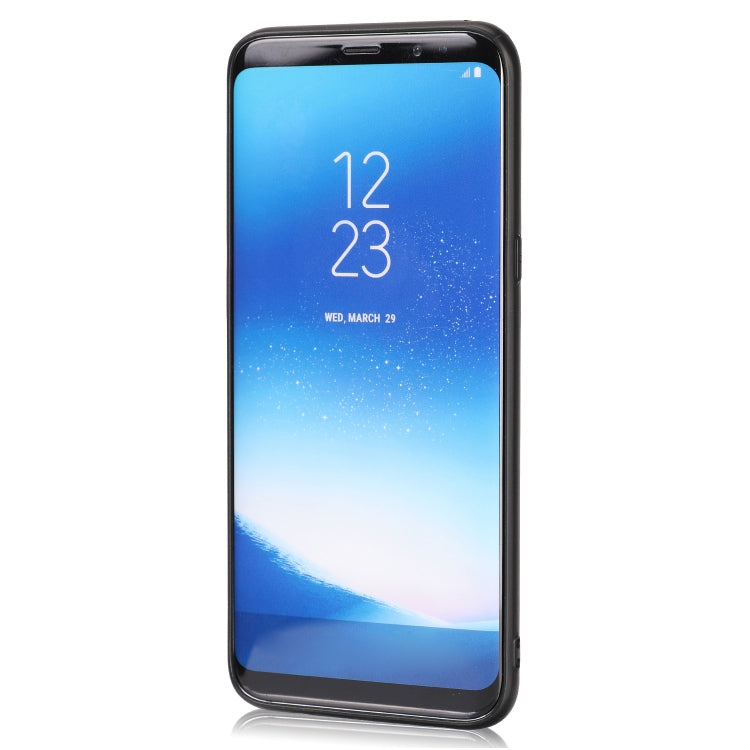 For Samsung Galaxy S8 Plus Crazy Horse Textured Calfskin PU+PC+TPU Case