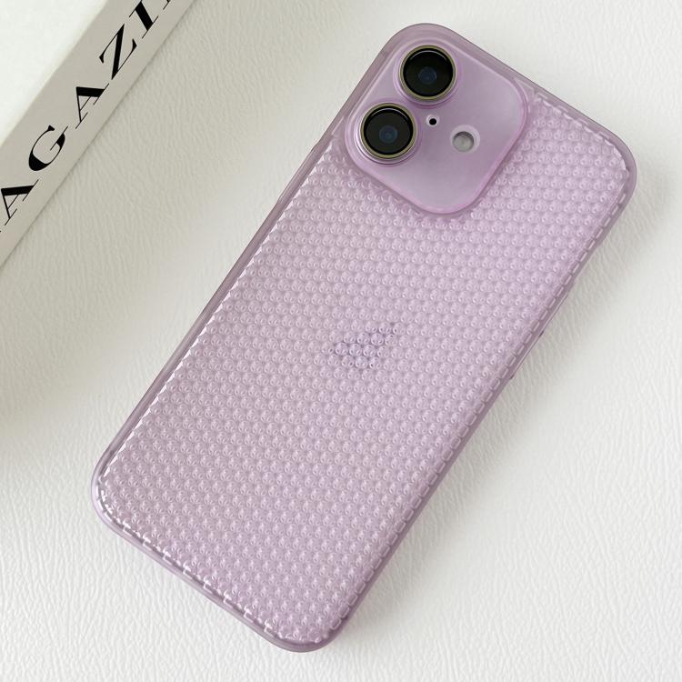 For iPhone 16 Ice Cream Dream Network Cooling PC Phone Case with Lens Film