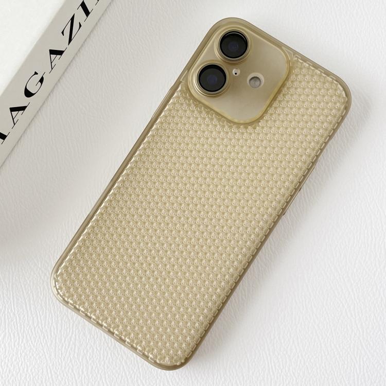 For iPhone 16 Ice Cream Dream Network Cooling PC Phone Case with Lens Film