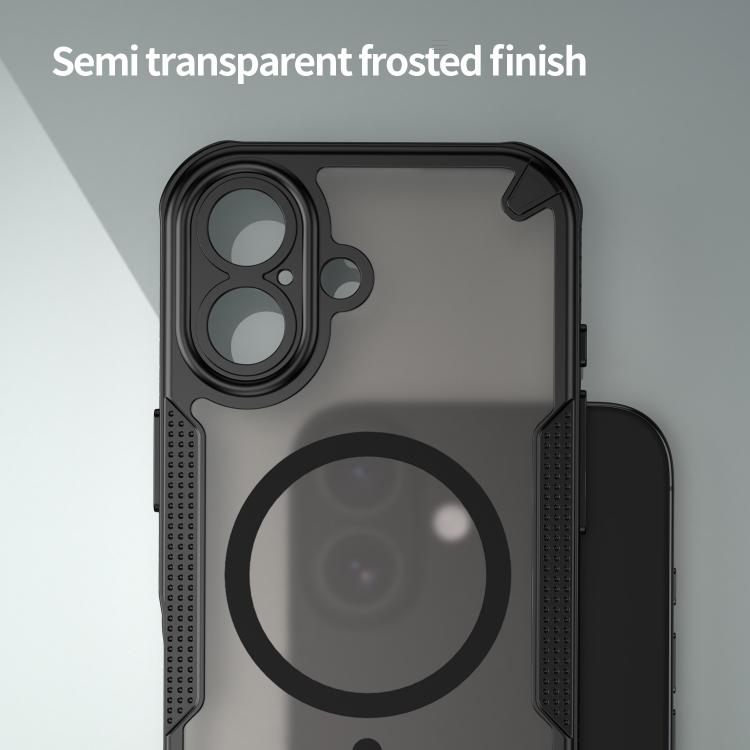 For iPhone 17 Armor Glaze MagSafe Magnetic Phone Case