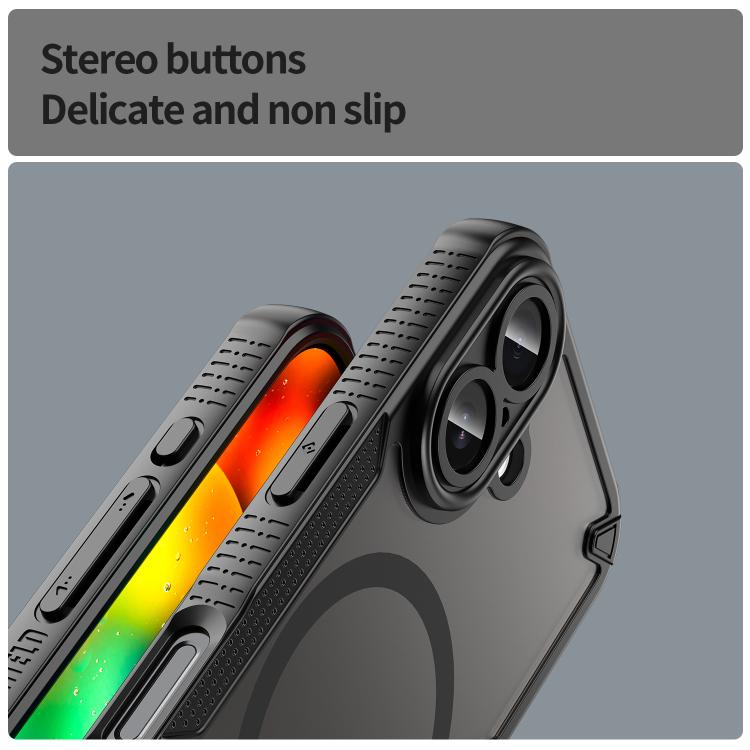 For iPhone 17 Armor Glaze MagSafe Magnetic Phone Case