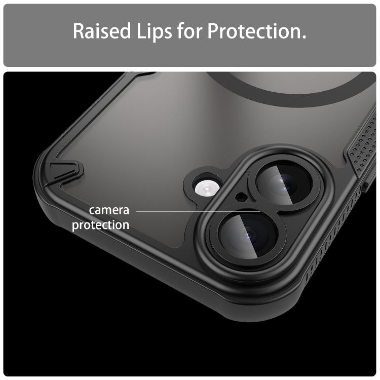 For iPhone 17 Armor Glaze MagSafe Magnetic Phone Case