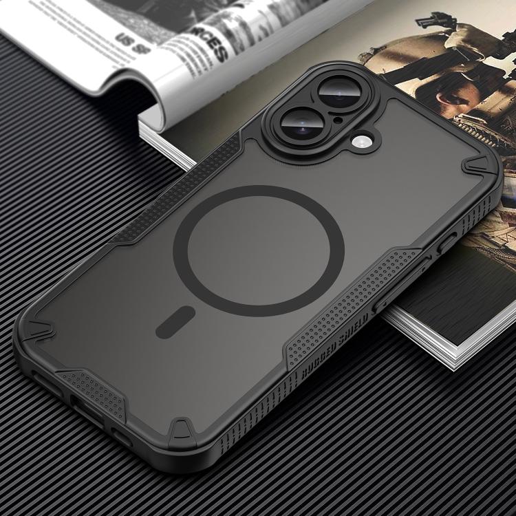 For iPhone 17 Armor Glaze MagSafe Magnetic Phone Case