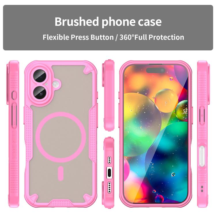 For iPhone 17 Armor Glaze MagSafe Magnetic Phone Case