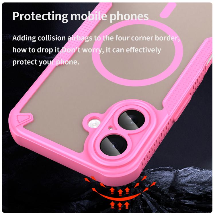 For iPhone 17 Armor Glaze MagSafe Magnetic Phone Case