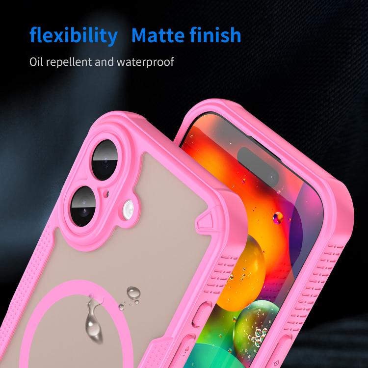 For iPhone 17 Armor Glaze MagSafe Magnetic Phone Case