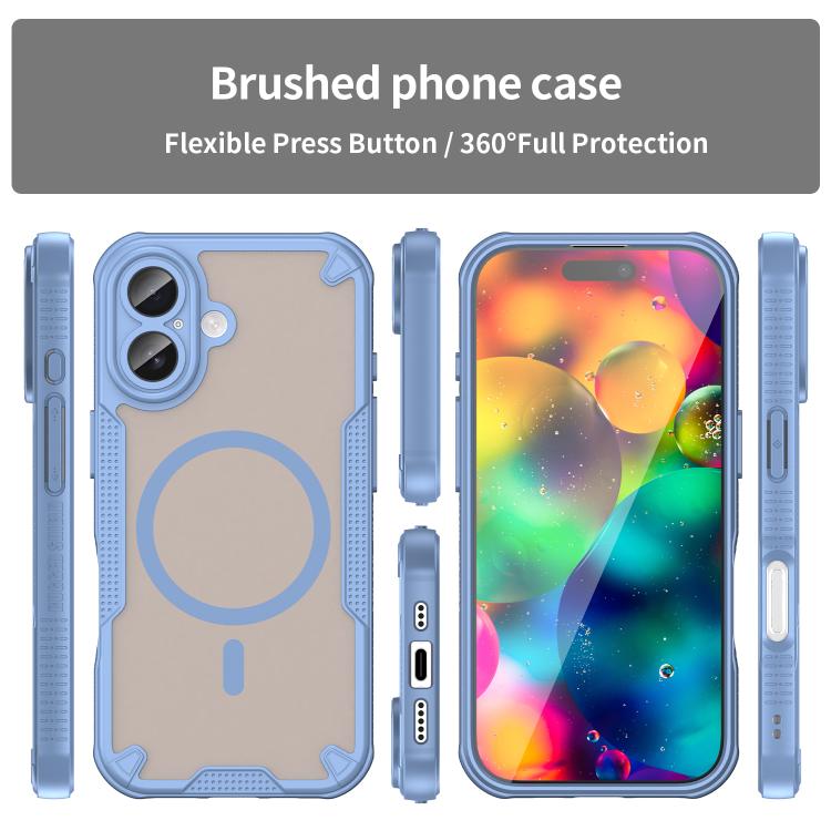 For iPhone 17 Armor Glaze MagSafe Magnetic Phone Case