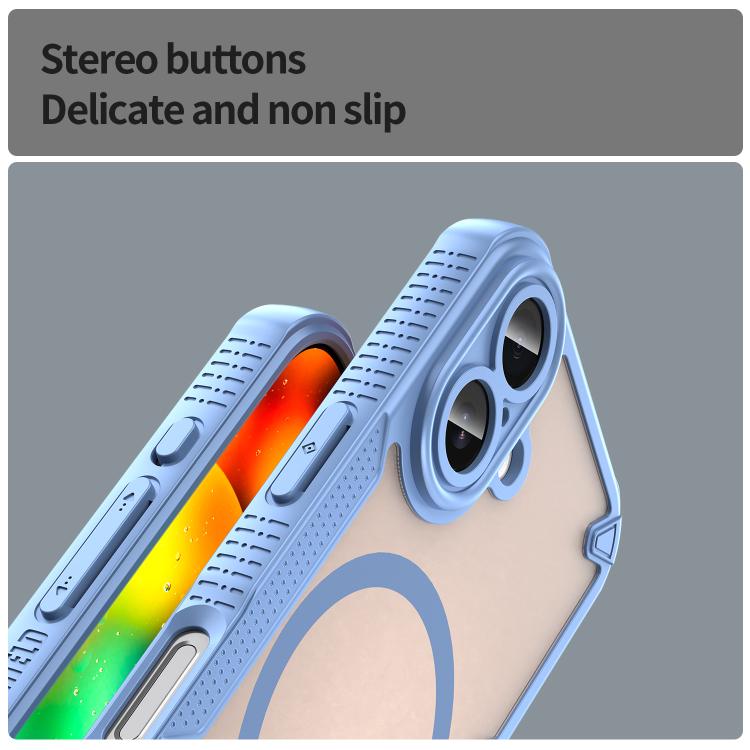 For iPhone 17 Armor Glaze MagSafe Magnetic Phone Case