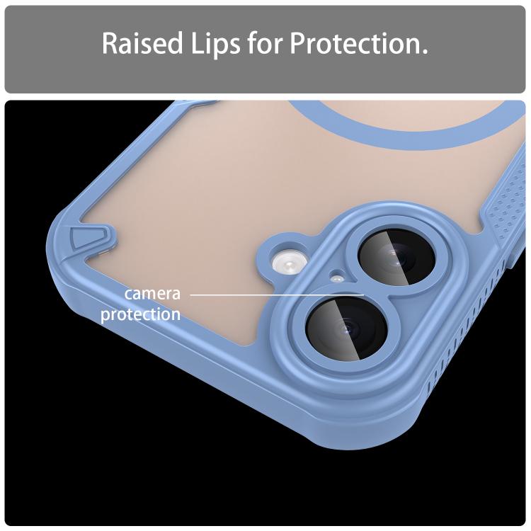 For iPhone 17 Armor Glaze MagSafe Magnetic Phone Case