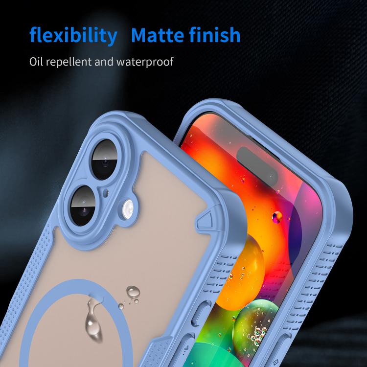 For iPhone 17 Armor Glaze MagSafe Magnetic Phone Case