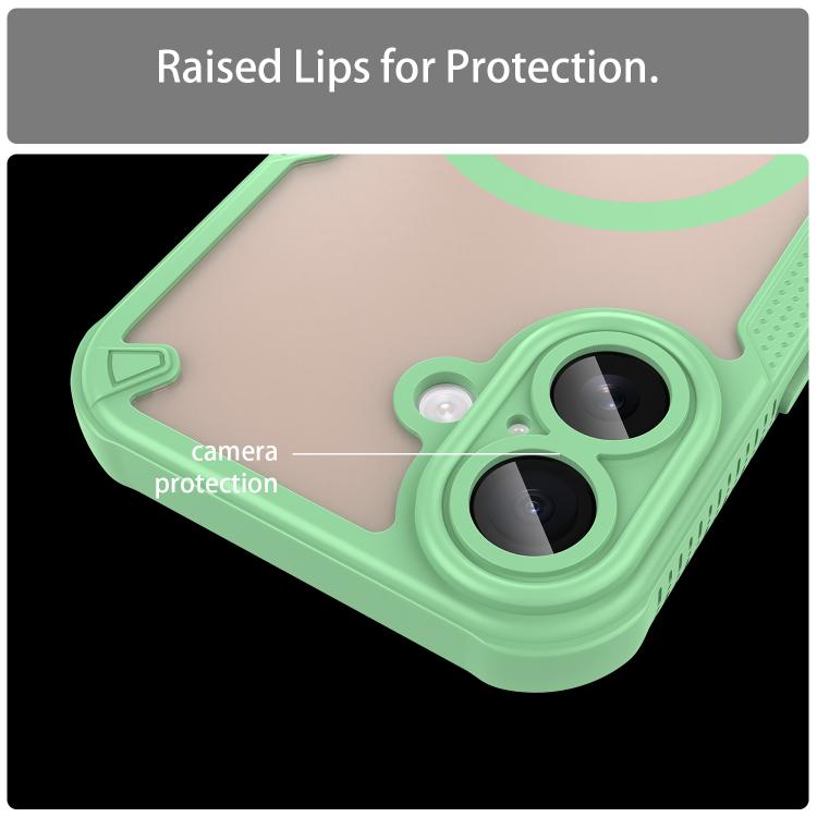 For iPhone 17 Armor Glaze MagSafe Magnetic Phone Case