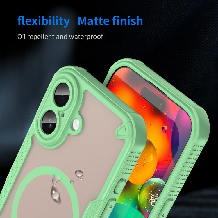 For iPhone 17 Armor Glaze MagSafe Magnetic Phone Case