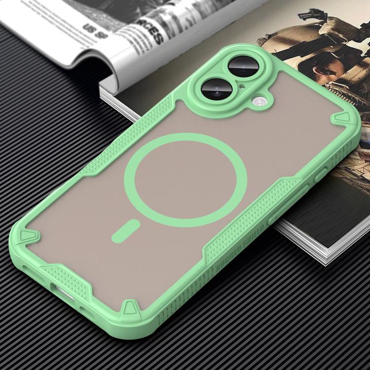 For iPhone 17 Armor Glaze MagSafe Magnetic Phone Case