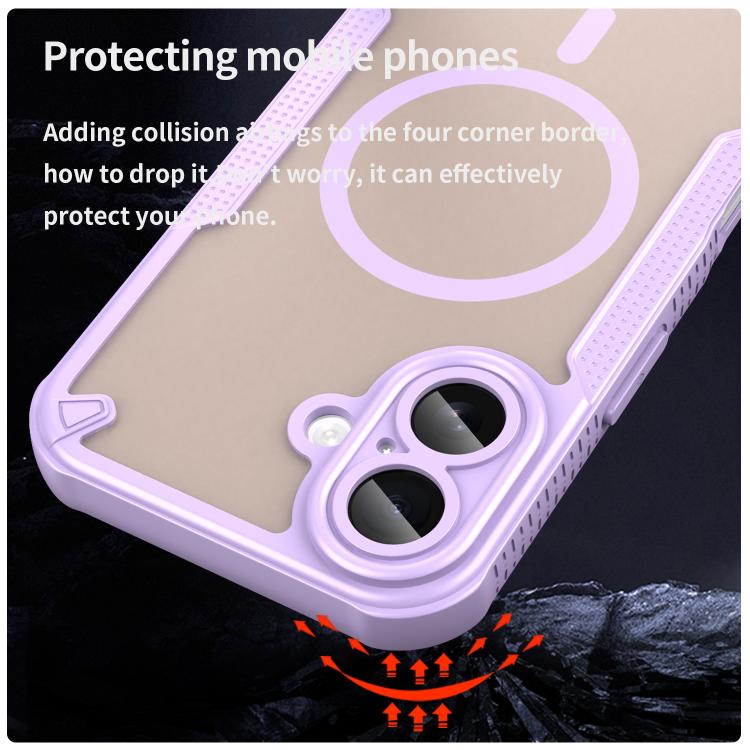 For iPhone 17 Armor Glaze MagSafe Magnetic Phone Case
