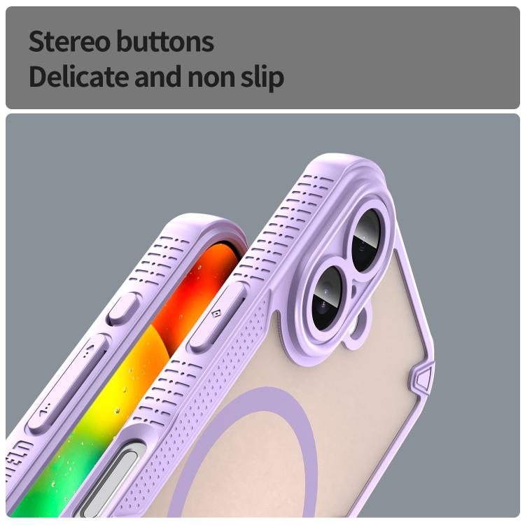 For iPhone 17 Armor Glaze MagSafe Magnetic Phone Case