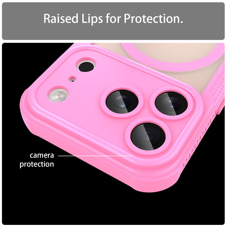 For iPhone 17 Pro Max Armor Glaze MagSafe Magnetic Phone Case