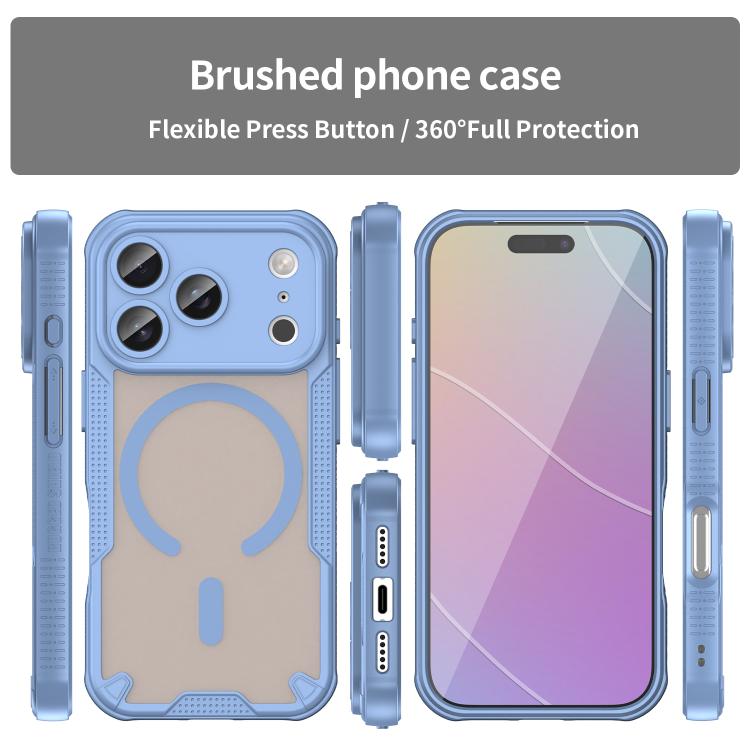 For iPhone 17 Pro Max Armor Glaze MagSafe Magnetic Phone Case