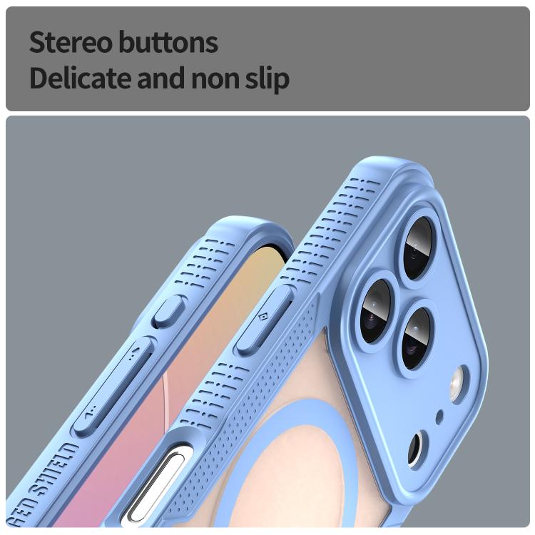 For iPhone 17 Pro Max Armor Glaze MagSafe Magnetic Phone Case