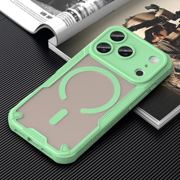 For iPhone 17 Pro Max Armor Glaze MagSafe Magnetic Phone Case