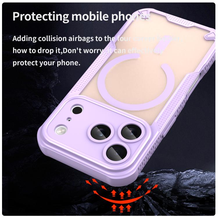 For iPhone 17 Pro Max Armor Glaze MagSafe Magnetic Phone Case