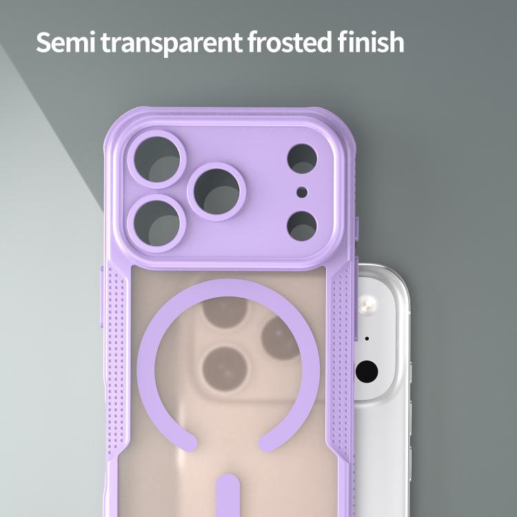 For iPhone 17 Pro Max Armor Glaze MagSafe Magnetic Phone Case