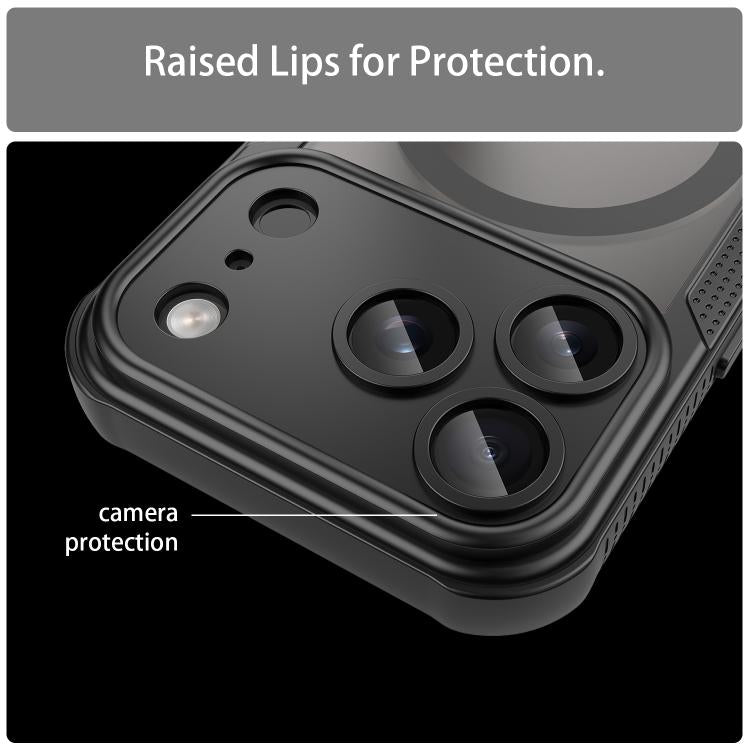 For iPhone 17 Pro Armor Glaze MagSafe Magnetic Phone Case