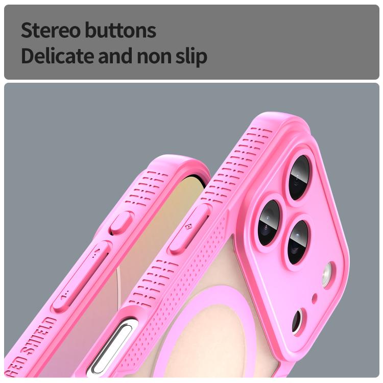 For iPhone 17 Pro Armor Glaze MagSafe Magnetic Phone Case
