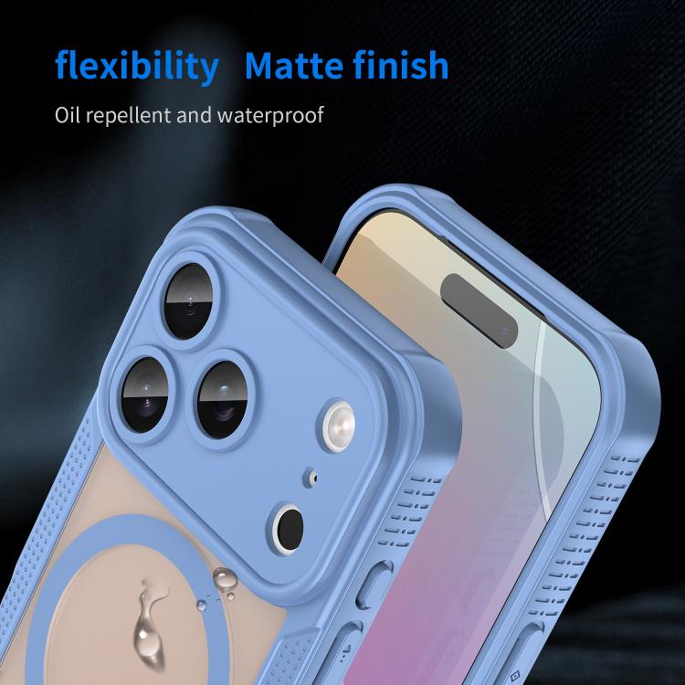For iPhone 17 Pro Armor Glaze MagSafe Magnetic Phone Case