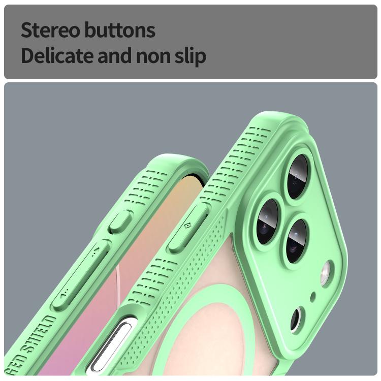 For iPhone 17 Pro Armor Glaze MagSafe Magnetic Phone Case