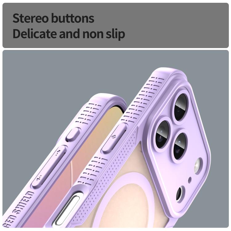 For iPhone 17 Pro Armor Glaze MagSafe Magnetic Phone Case