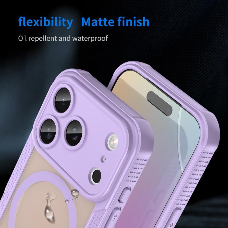 For iPhone 17 Pro Armor Glaze MagSafe Magnetic Phone Case
