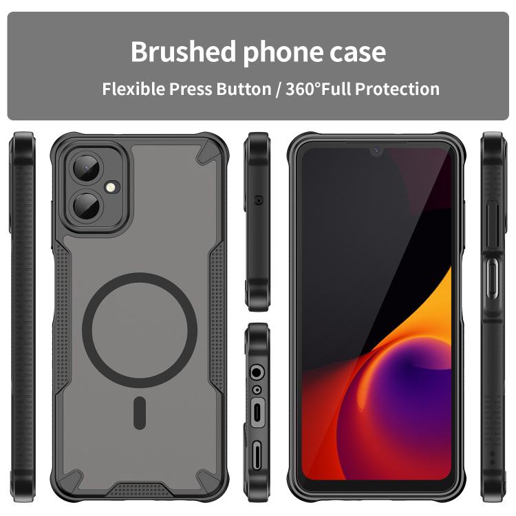 For Samsung Galaxy A06 5G Armor Glaze MagSafe Magnetic Phone Case