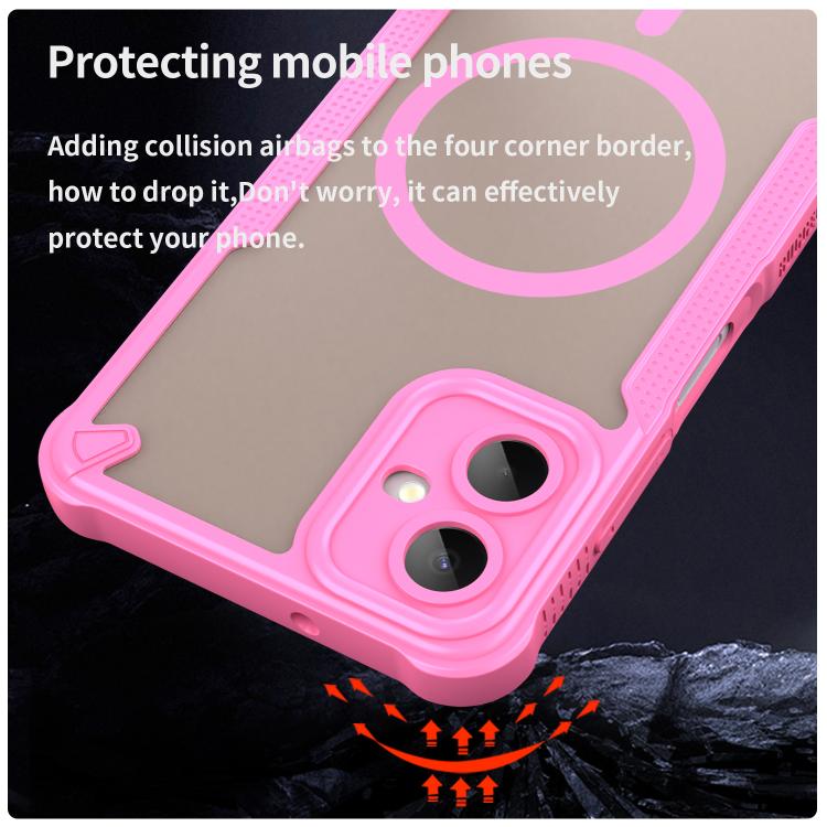 For Samsung Galaxy A06 5G Armor Glaze MagSafe Magnetic Phone Case