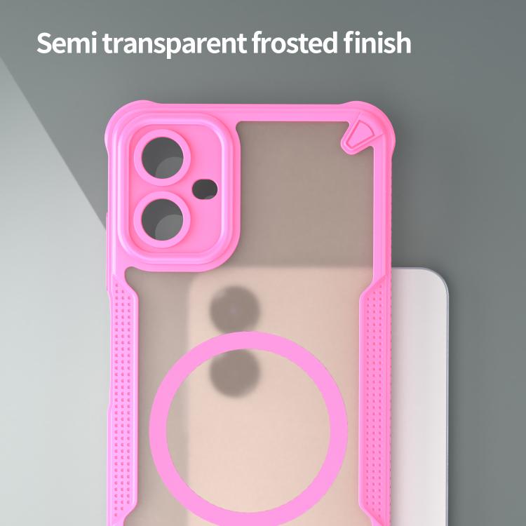 For Samsung Galaxy A06 5G Armor Glaze MagSafe Magnetic Phone Case