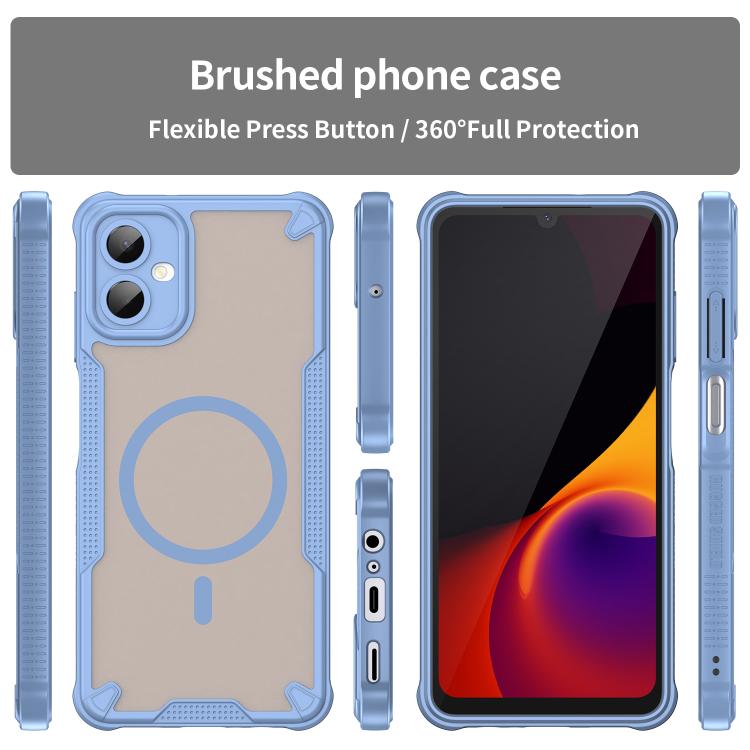 For Samsung Galaxy A06 5G Armor Glaze MagSafe Magnetic Phone Case