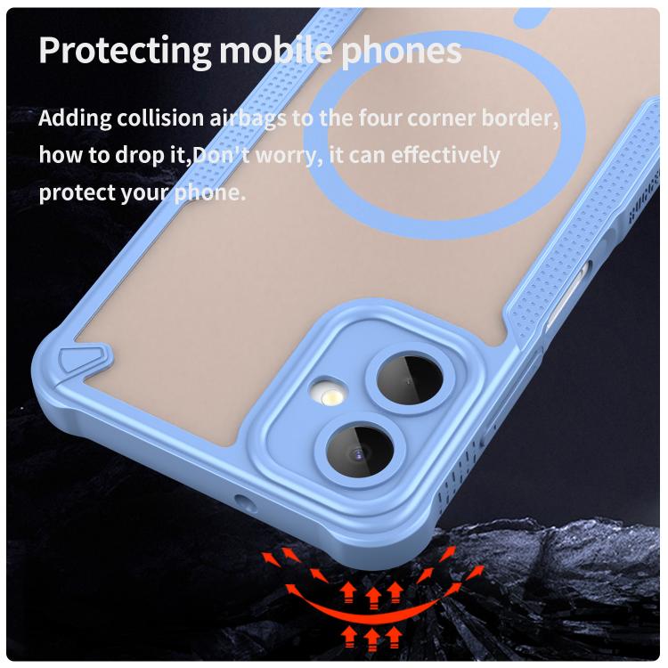 For Samsung Galaxy A06 5G Armor Glaze MagSafe Magnetic Phone Case